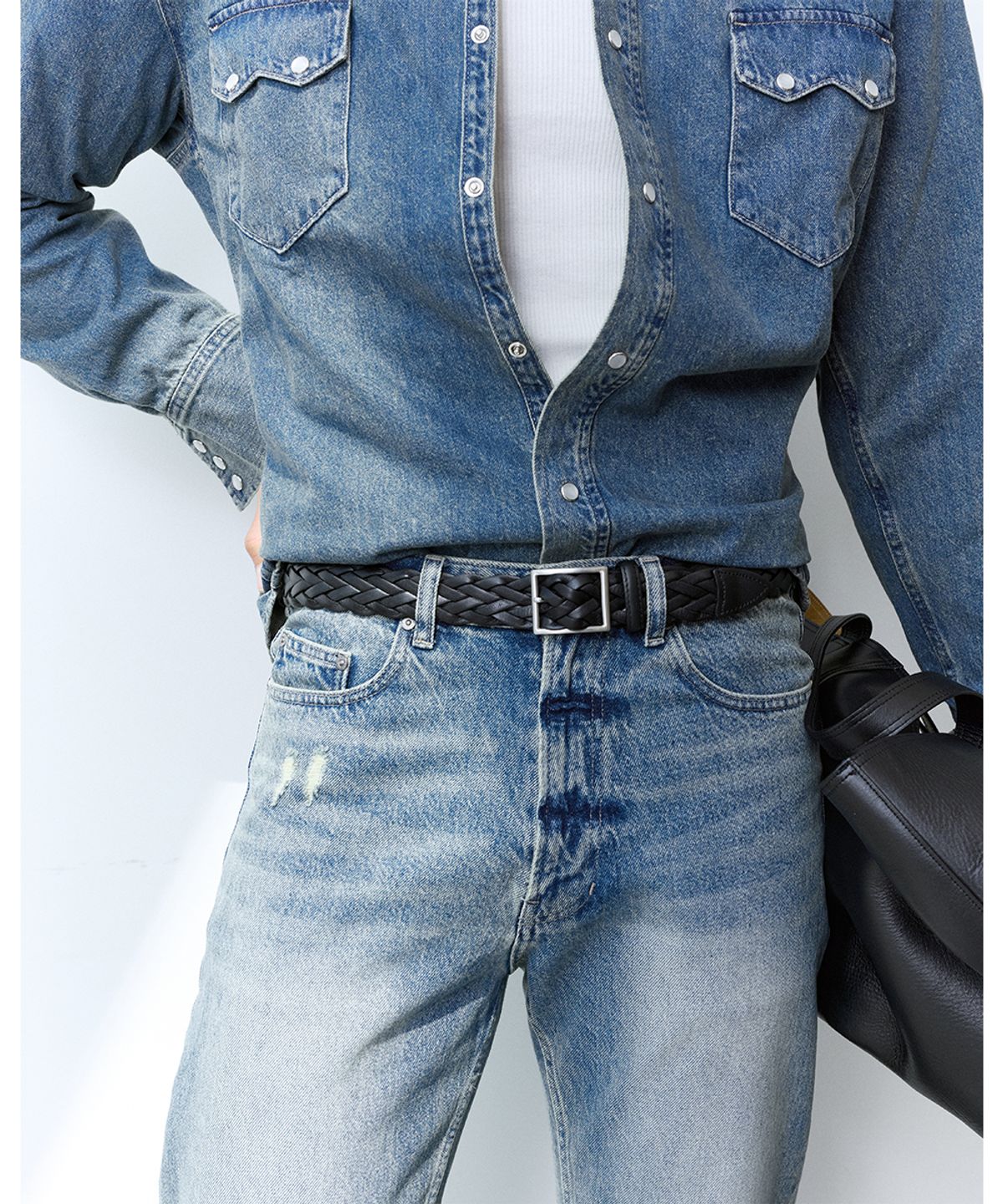 세비지(SAVAGE) 450 Weaving Belt - Black