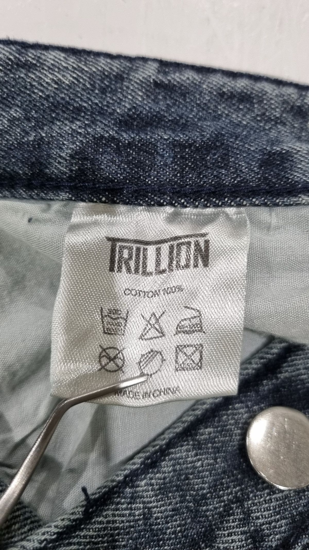 트릴리온(TRILLION) 청/데님 팬츠 XL