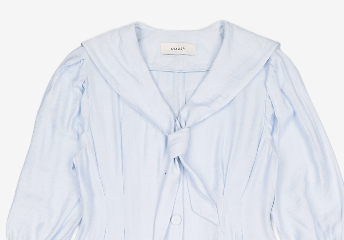 오이아우어(OIAUER) Sailor Linen One-piece in Sky Blue M