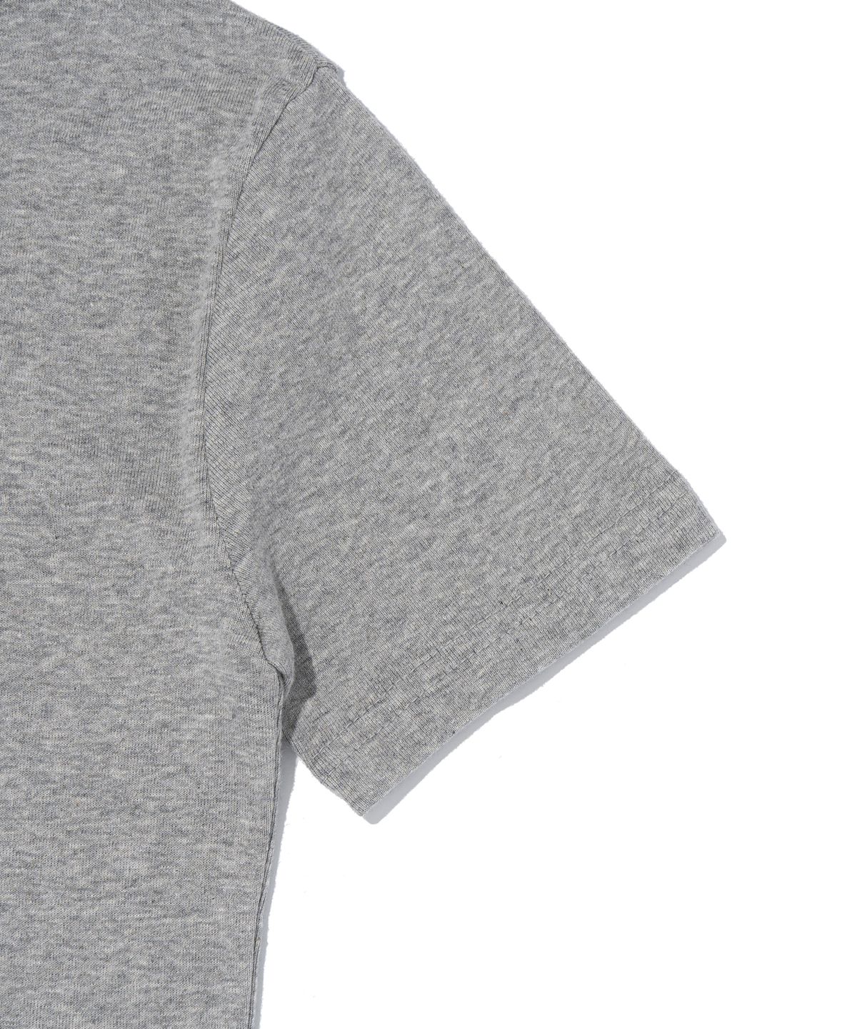 서울어패럴(SEOUL APPAREL) 레터링 로고 크롭 반팔 티셔츠 (그레이)
