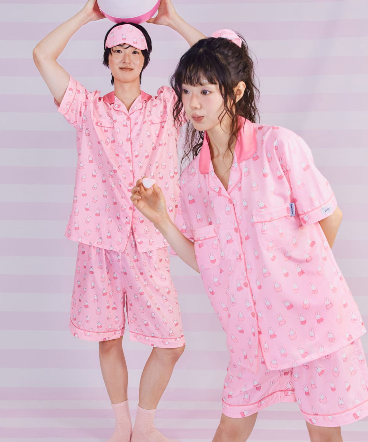 주디앤(JUDYN) [2PACK] 미피 드리미 반팔 잠옷 세트