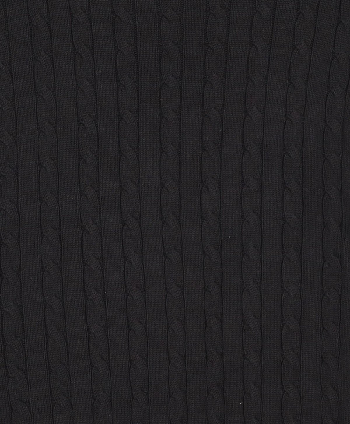 예일(YALE) [100% COTTON] 헤리티지 댄 케이블 니트 블랙 XL