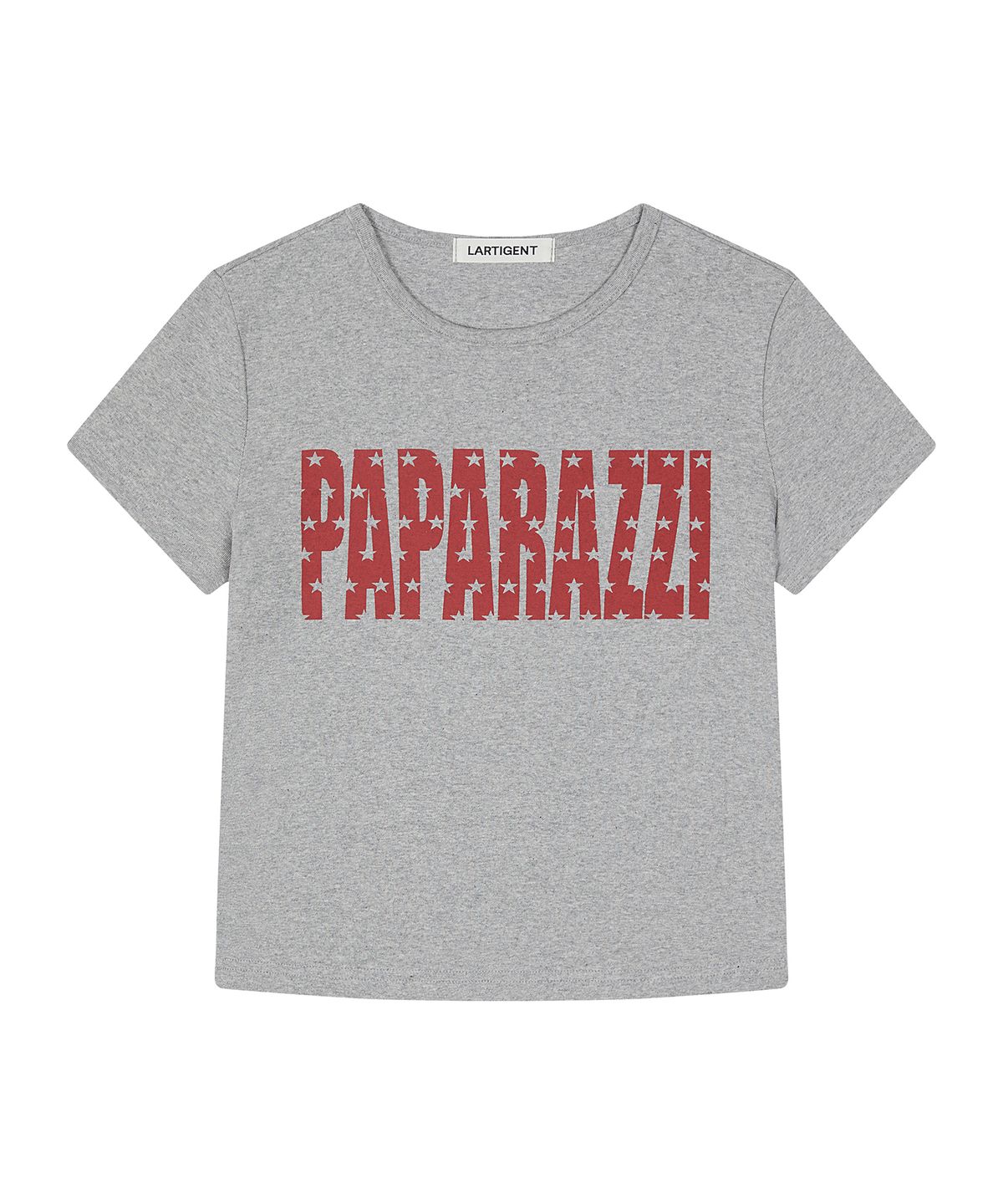 라티젠(LARTIGENT) L25 PAPARAZZI T-SHIRT(GRAY)