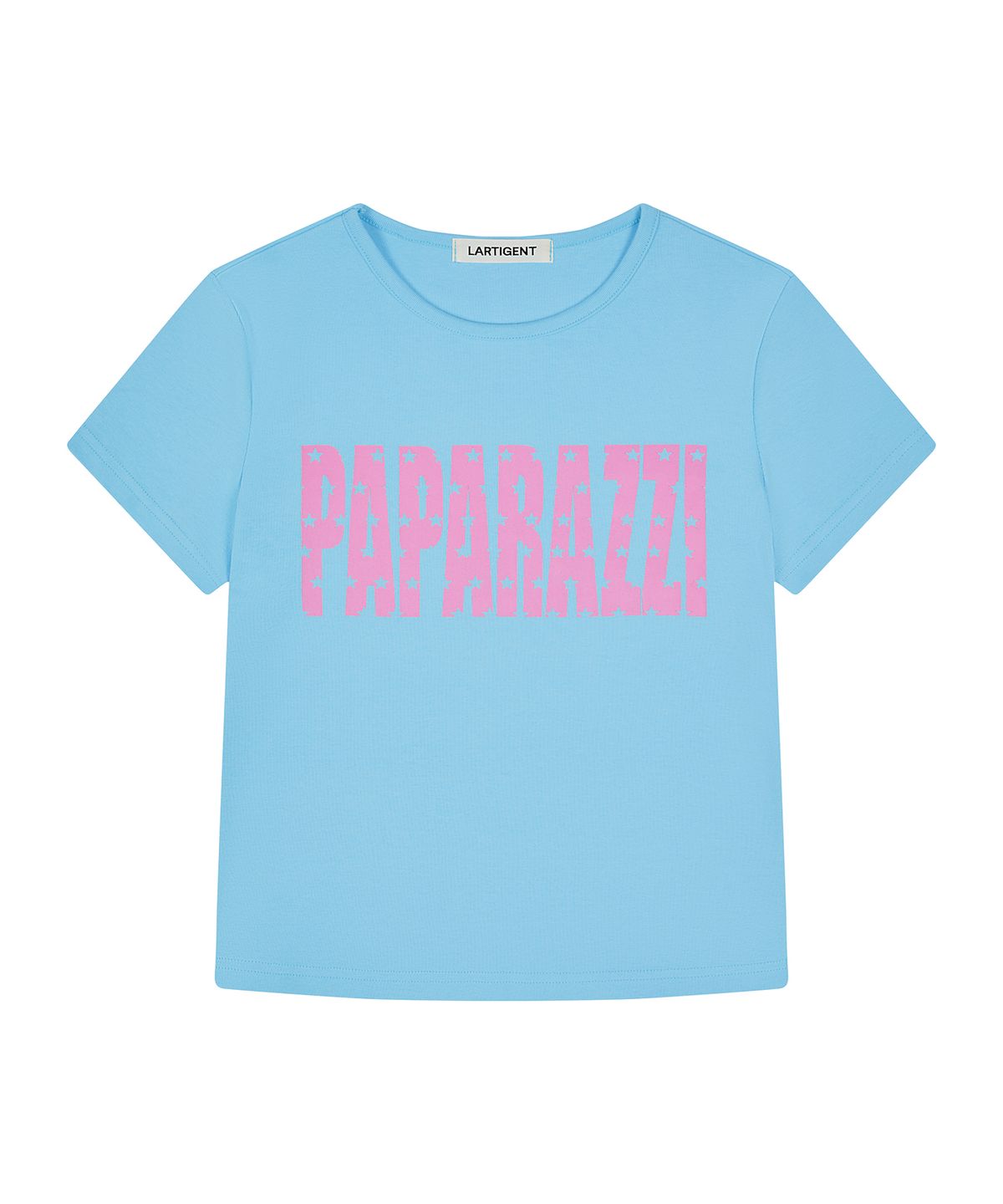 라티젠(LARTIGENT) L25 PAPARAZZI T-SHIRT(SKY BLUE)