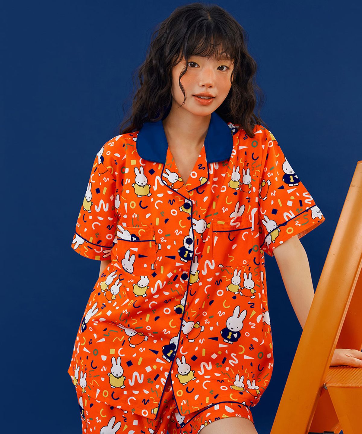 주디앤(JUDYN) [2PACK] 미피 파티 클린핏 반팔 잠옷 세트
