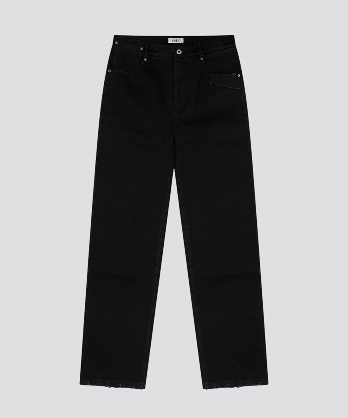 세이브(SAEV) RAW EDGE STRAIGHT DENIM