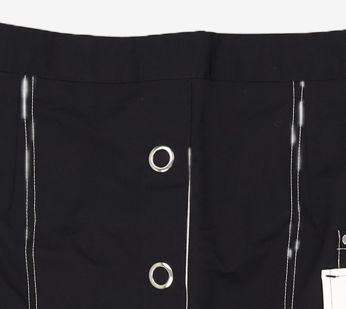 블랭크(BLANK) BUTTON POCKET SKIRT-BK M