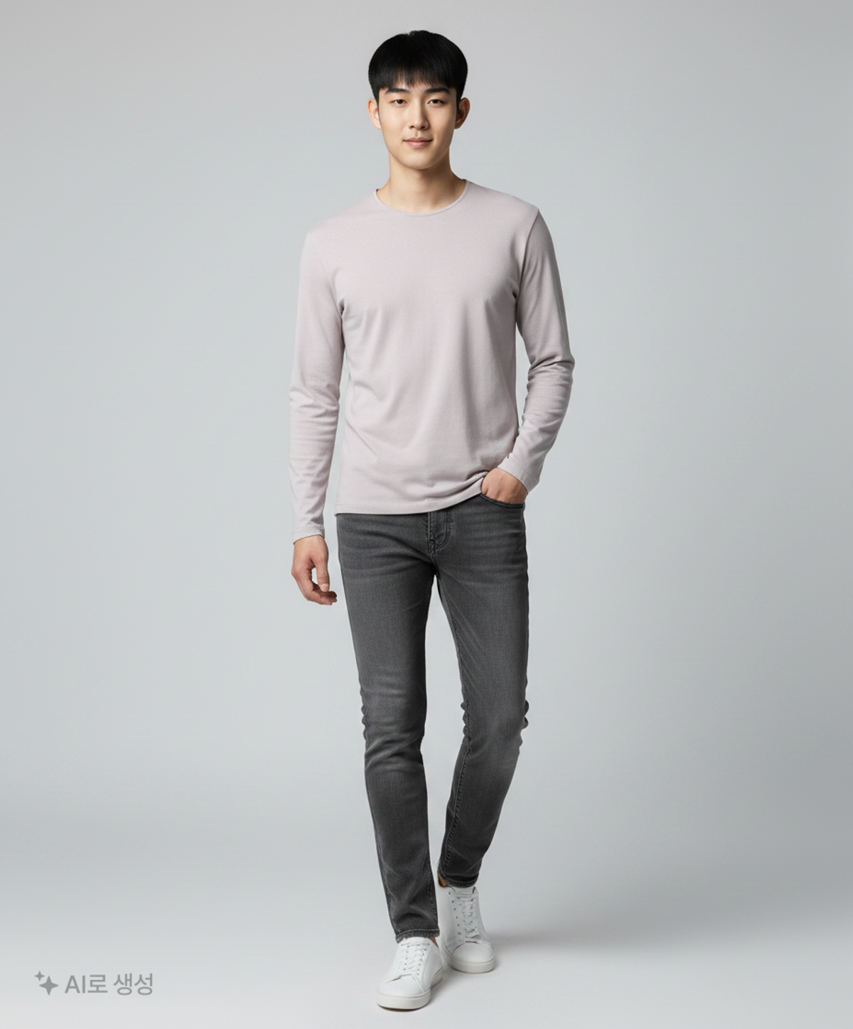 무신사 스탠다드(MUSINSA STANDARD) 긴소매 티셔츠 M