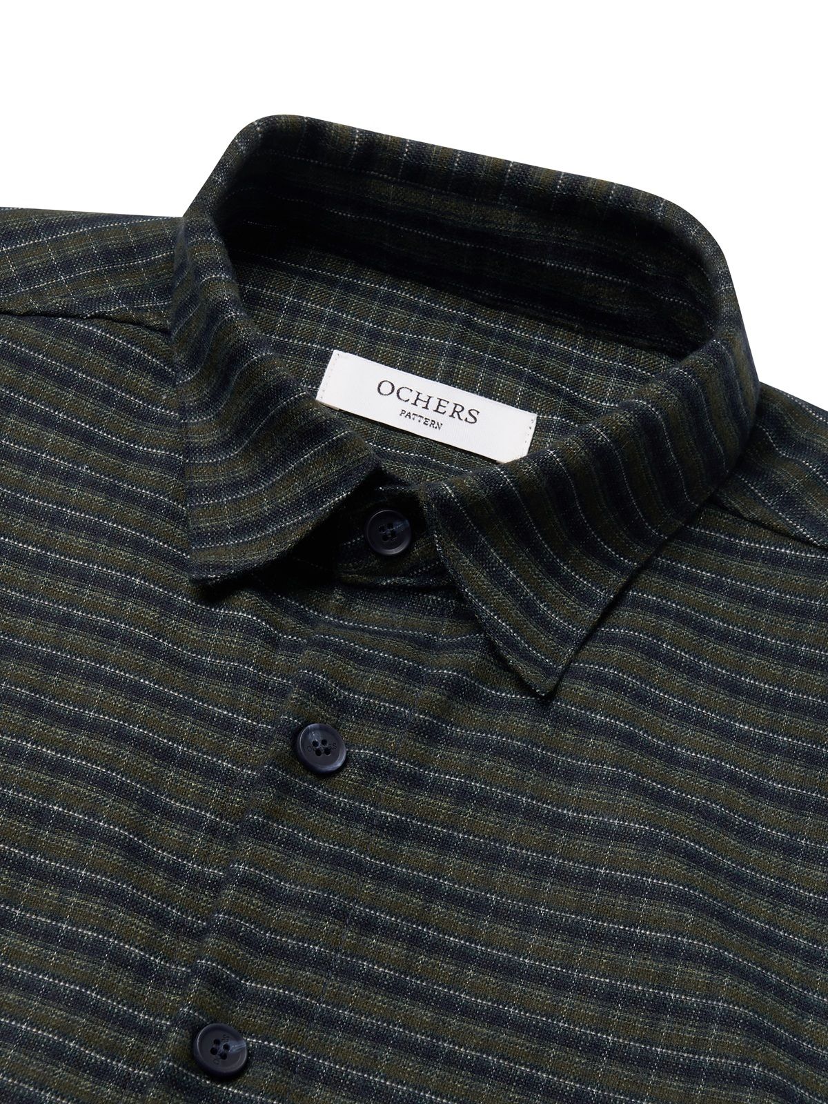 오커스(OCHERS) 체크셔츠 No.0005 Timber Green