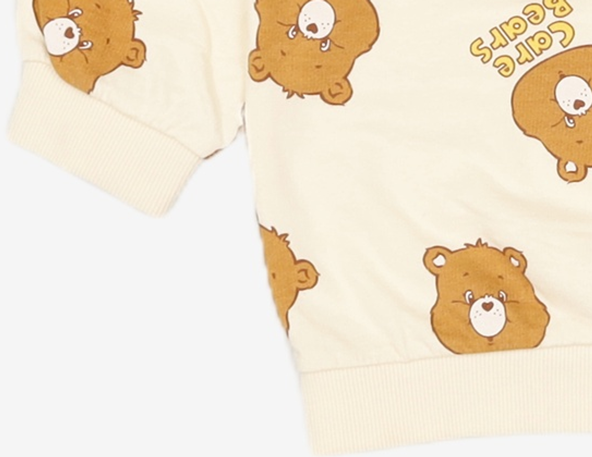 케어베어(CAREBEARS) 동글동글 텐더하트베어 맨투맨 티셔츠 120