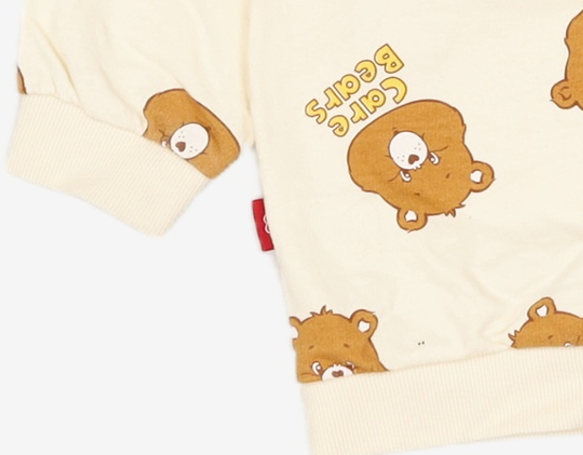 케어베어(CAREBEARS) 동글동글 텐더하트베어 맨투맨 티셔츠 120