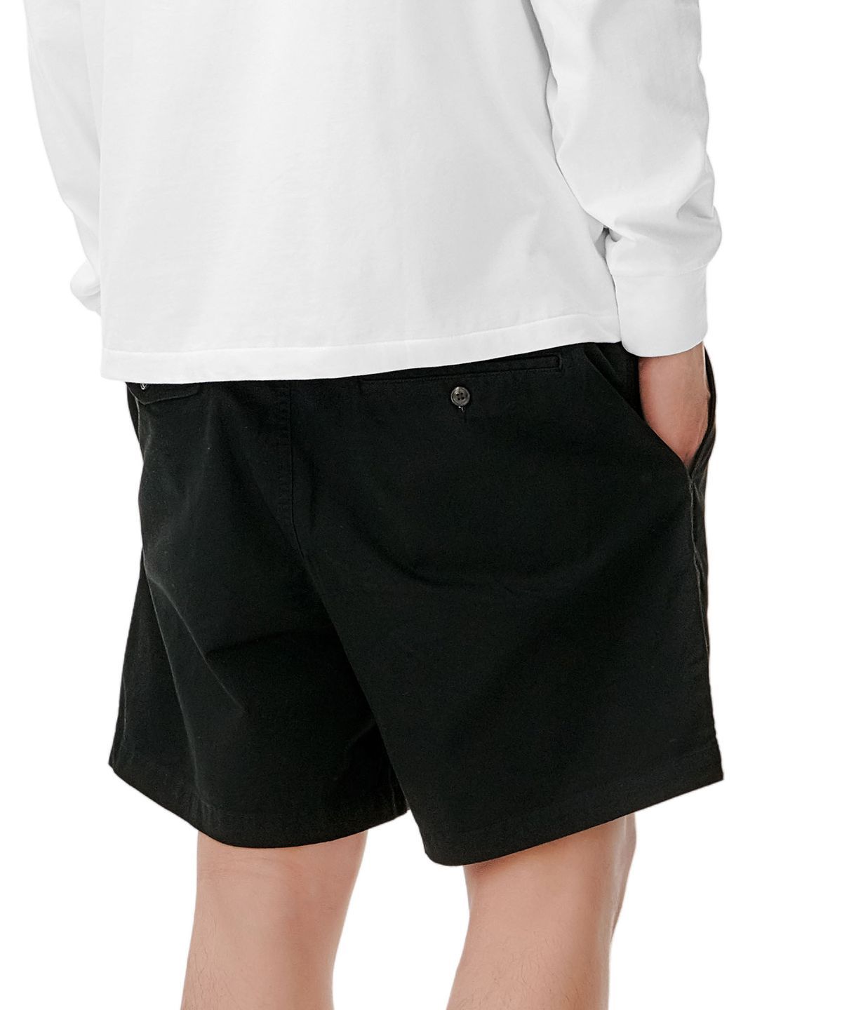 폴로 랄프 로렌(POLO RALPH LAUREN) 15.2cm 폴로 프렙스터 스트레치 치노 쇼트-블랙