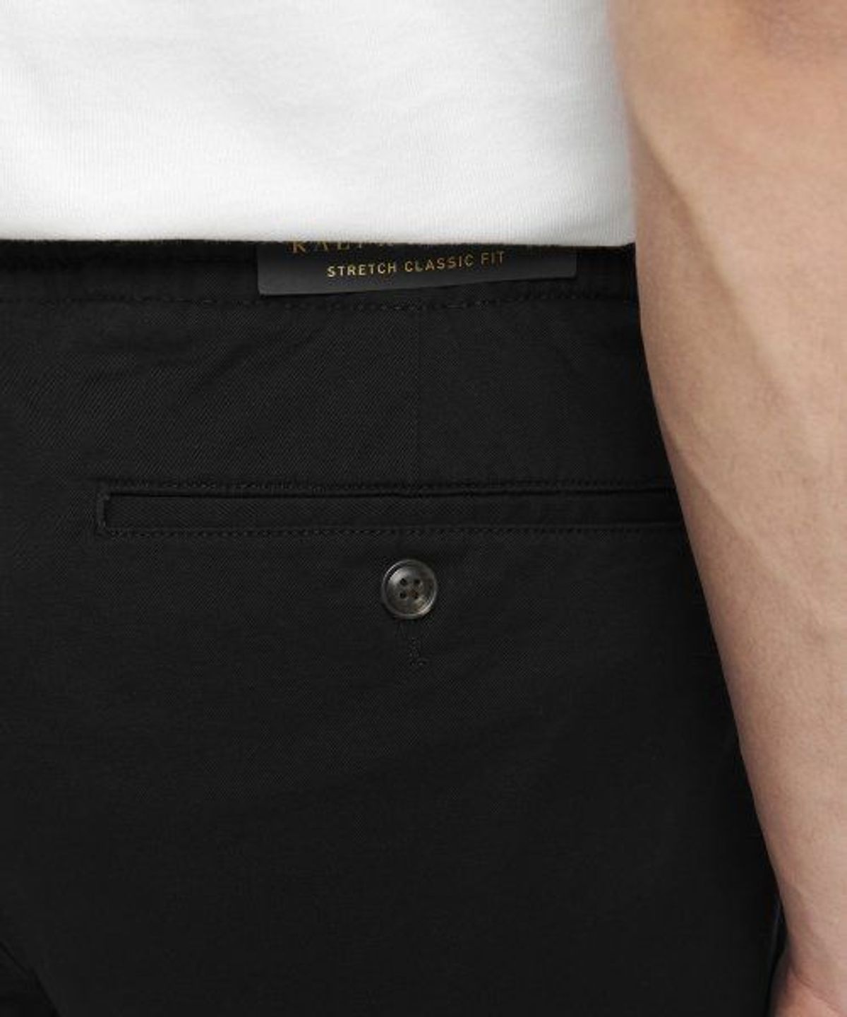 폴로 랄프 로렌(POLO RALPH LAUREN) 15.2cm 폴로 프렙스터 스트레치 치노 쇼트-블랙