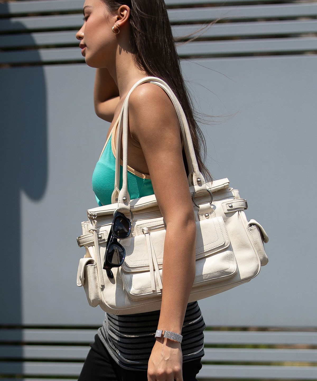디망쉬(DIMANCHE) Bermondsey bag (ivory)