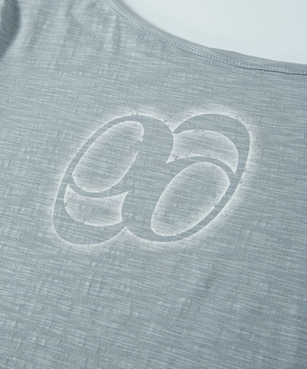 애즈온(ASON) KIKI SLIM TEE / LIGHT BLUE