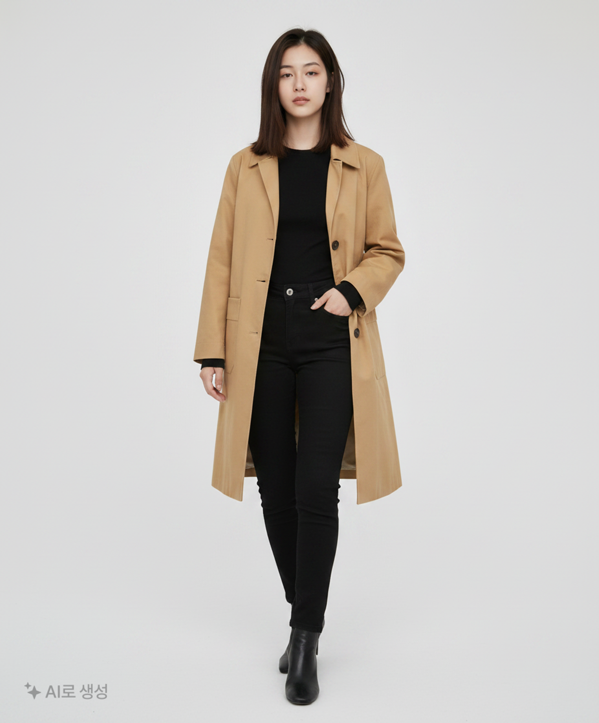 마인드브릿지(MINDBRIDGE) 봄 가을 코트 95