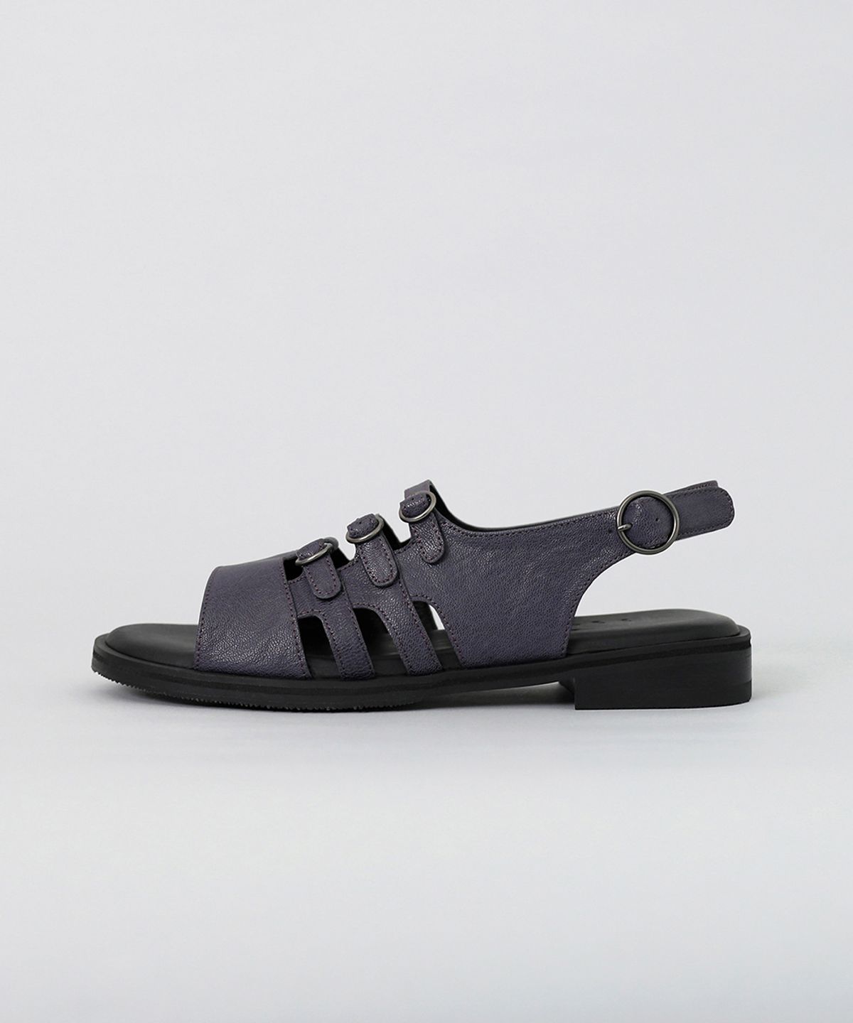 흰(HEENN) Light Rail Sandals . Blueberry (W/ Vibram)