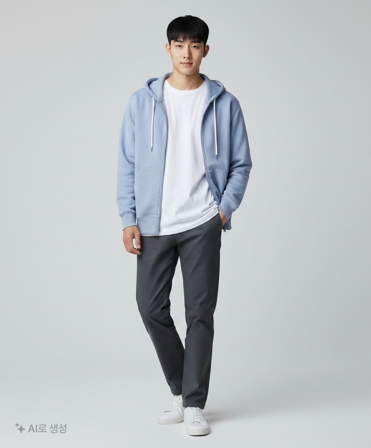 스파오(SPAO) 후드 집업 M