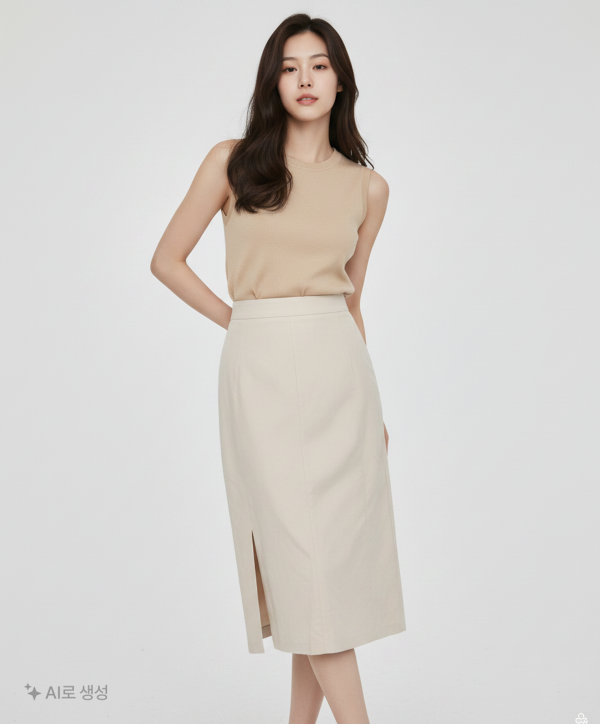마이네임이즈(MYNAMEIS) 롱스커트 M