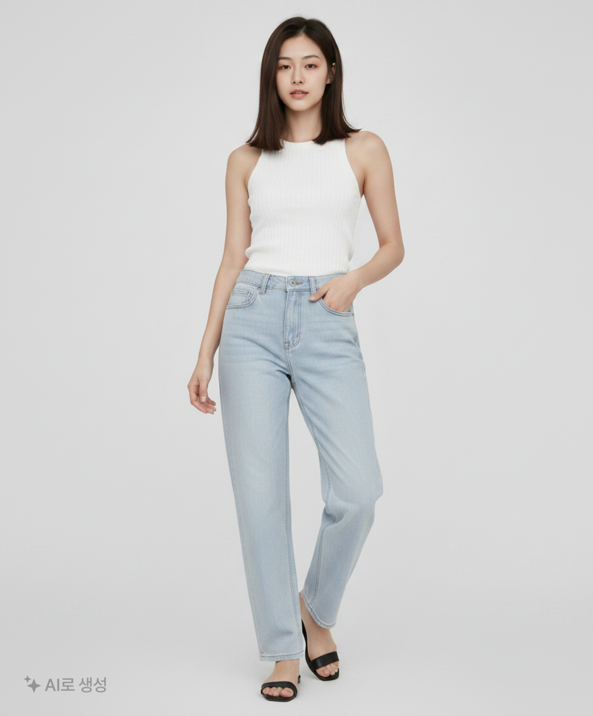 무신사 스탠다드(MUSINSA STANDARD) 청/데님 팬츠 32