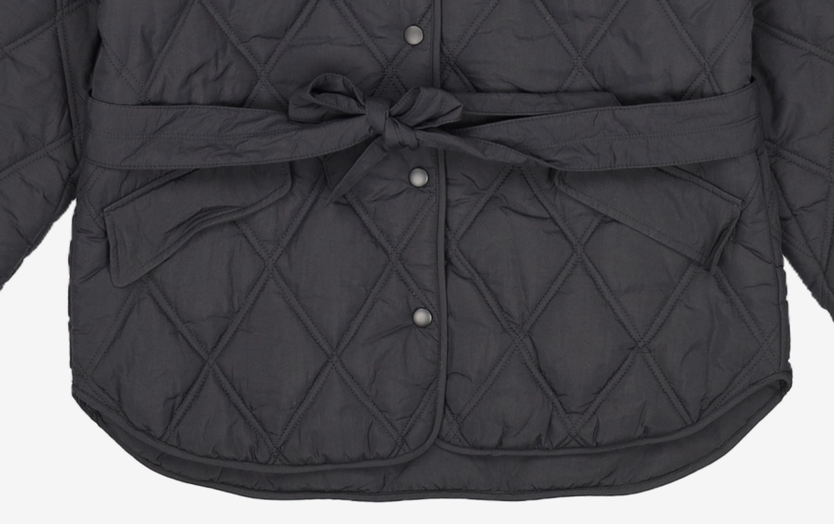미쏘(MIXXO) 벨티드 경량패딩_MIWJPDV01B S