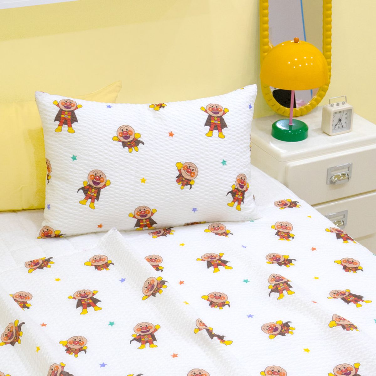 나라홈데코(NARAHOMEDECO) 호빵맨 뱀부시어서커베개커버 베이직