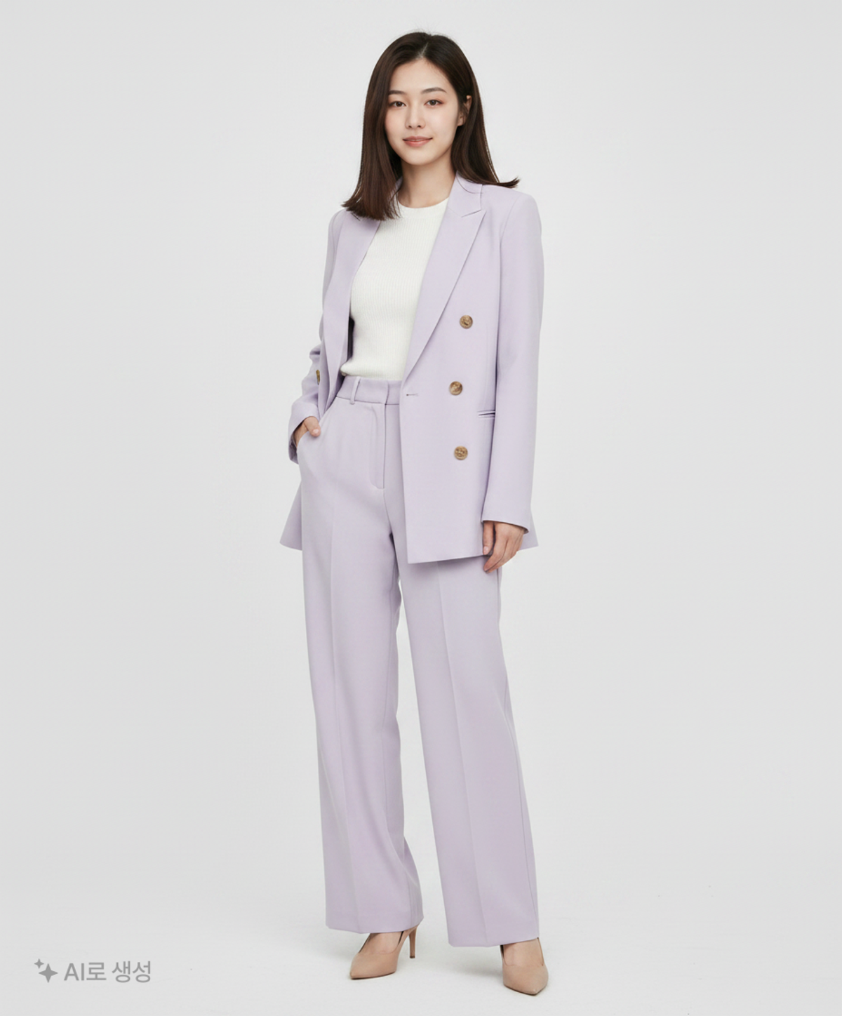 미쏘(MIXXO) 컬러풀 파스텔 테일러드자켓 MIWJK932PB M