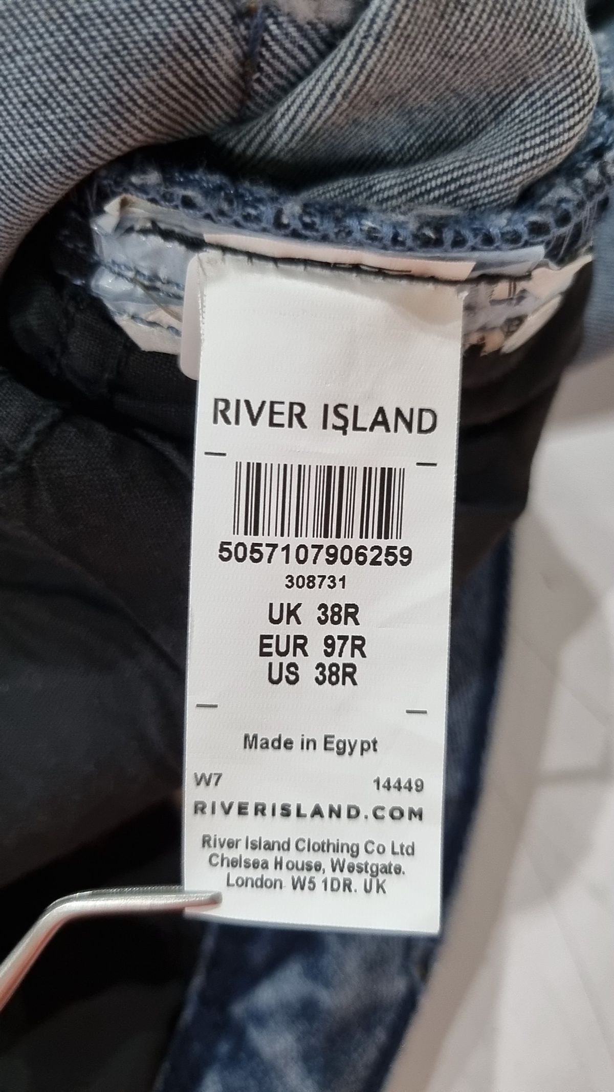 리버아일랜드(RIVER ISLAND) 청/데님 팬츠 32