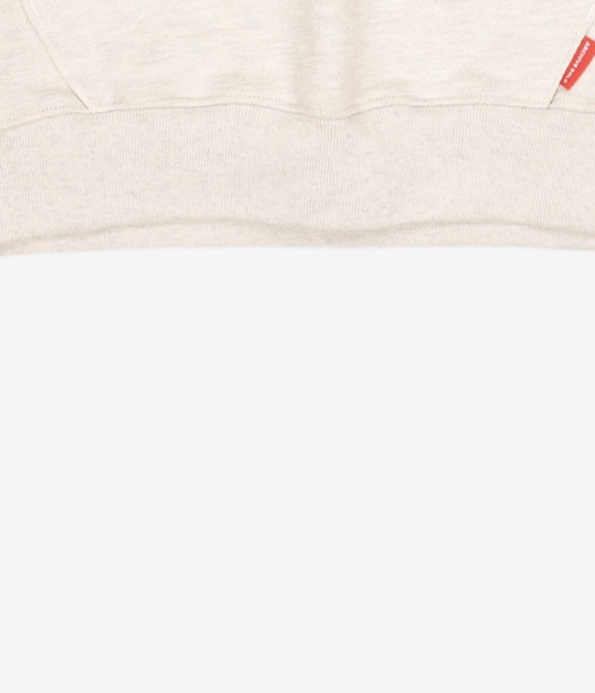 아카이브 볼드(ARCHIVE BOLD) 939 LOGO CROP HOOD (OATMEAL) FREE