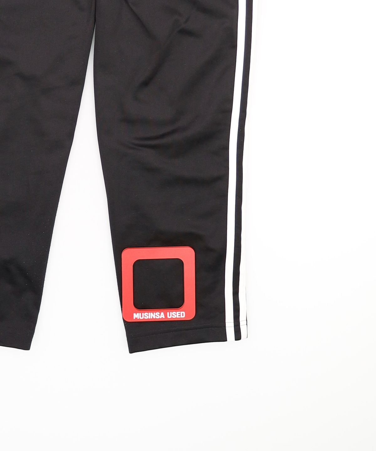 아디다스(ADIDAS) 에센셜 3S 트랙팬츠 - 블랙:화이트 / DQ3090 XL