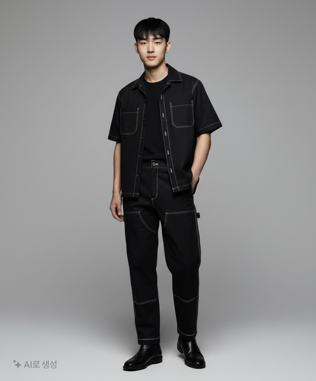 나이키(NIKE) SB 더블 니 스케이트보딩 팬츠 M - 블랙 / FB8429-010 34