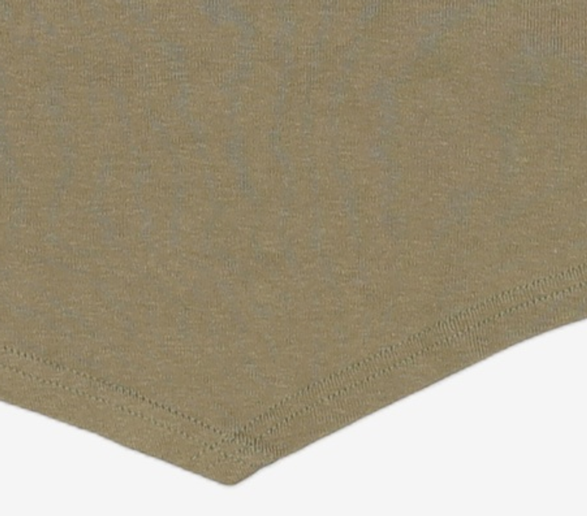 큐리티(CURETTY) C DIAGONAL HEMLINE T-SHIRT_KHAKI S