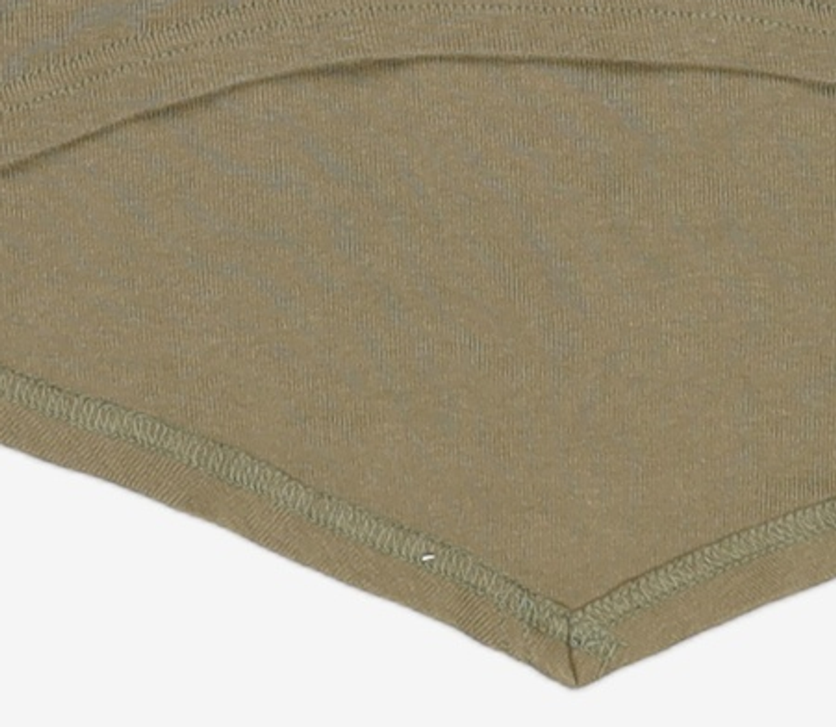 큐리티(CURETTY) C DIAGONAL HEMLINE T-SHIRT_KHAKI S