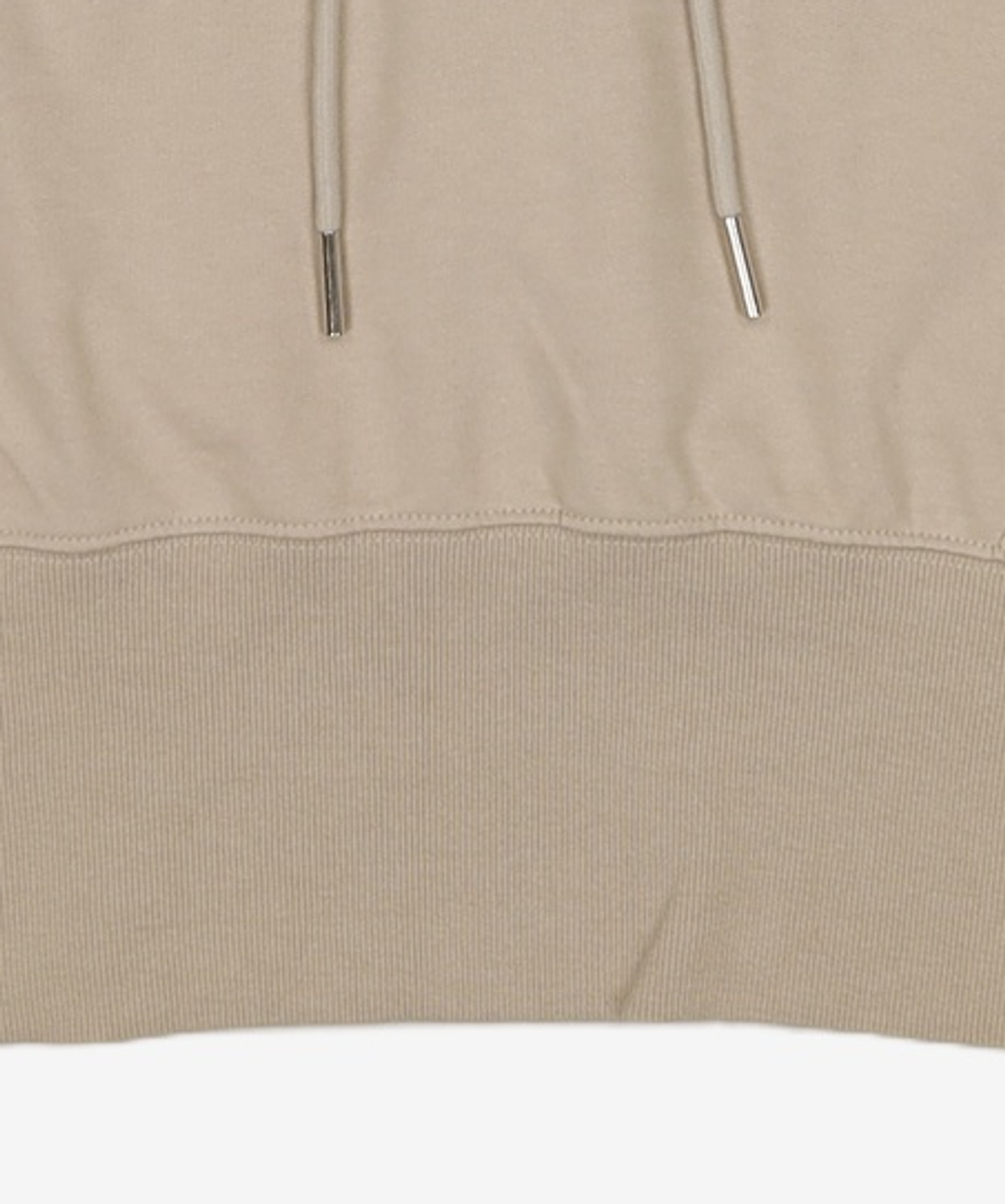 우알롱(WOOALONG) Bolero half hood T-shirts - BEIGE M