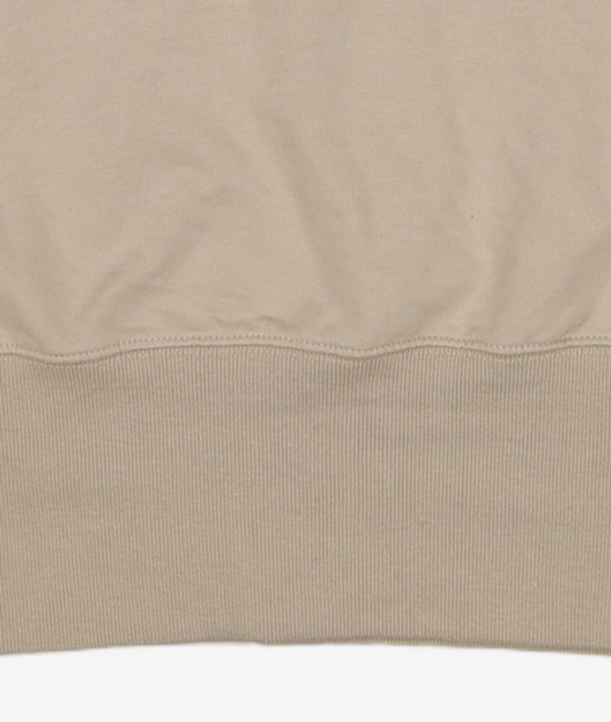 우알롱(WOOALONG) Bolero half hood T-shirts - BEIGE M