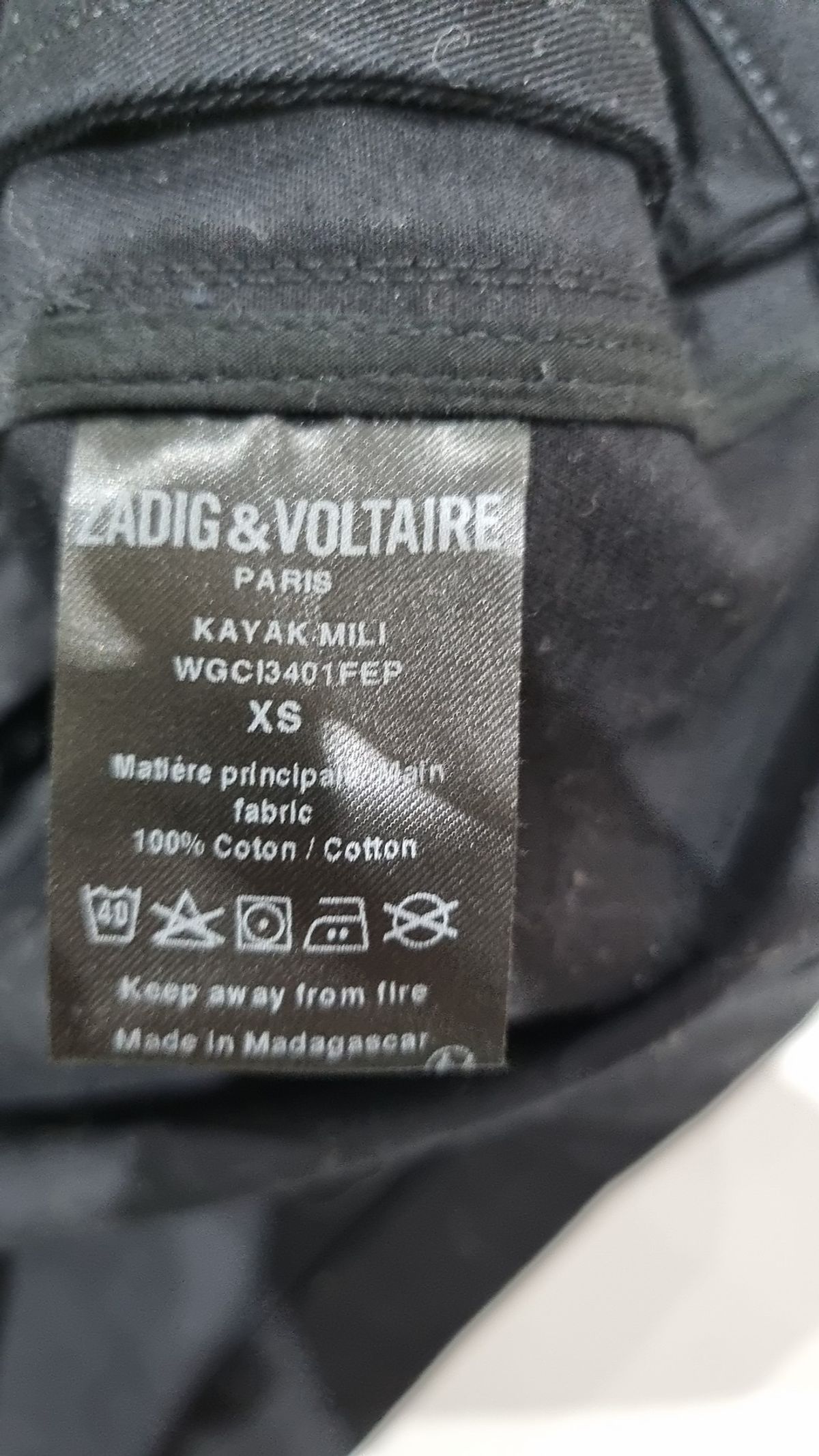 쟈딕 앤 볼테르(ZADIG & VOLTAIRE) 사파리/헌팅 재킷 XS