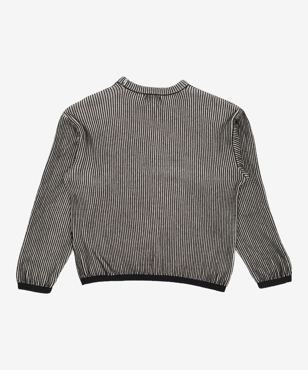 메종미네드(MAISON MINED) BLACK FLOWER PRINT KNIT L