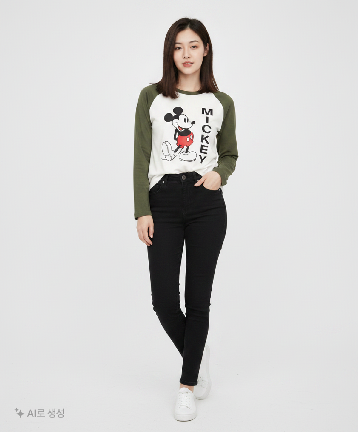 디즈니(Disney) 긴소매 티셔츠 FREE
