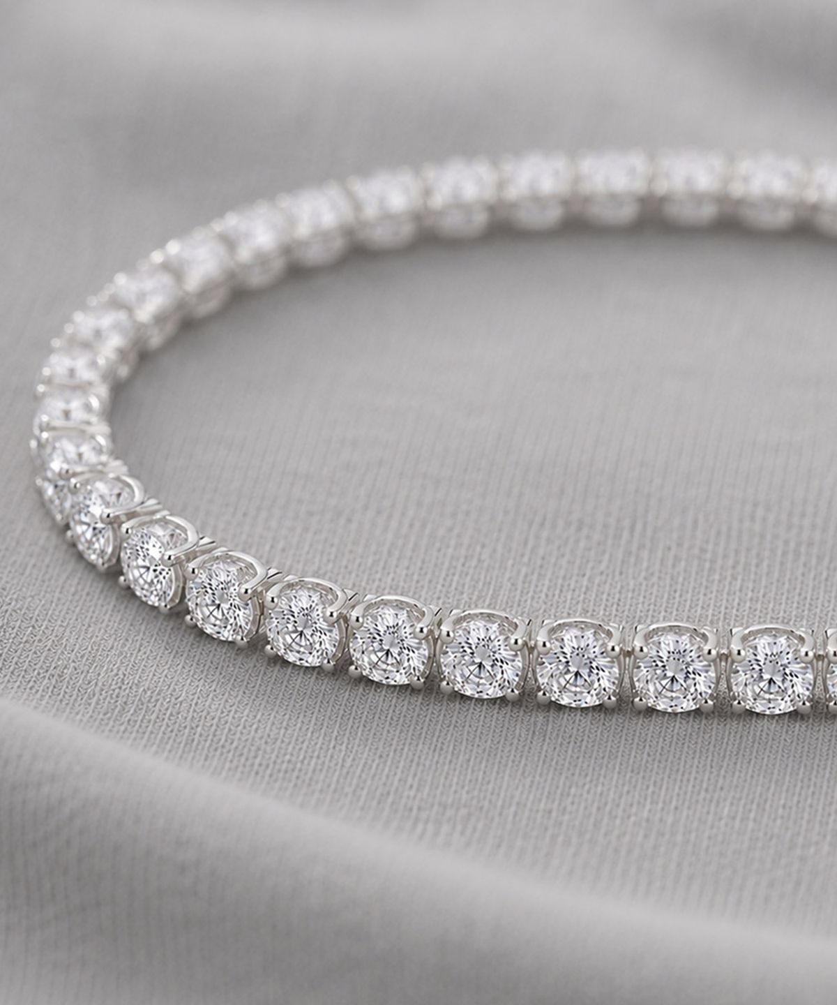 엘렌쥬얼리(HELENE JEWELRY) 14K 18K 랩 다이아몬드 2부 4프롱 엘렌 테니스 금 팔찌