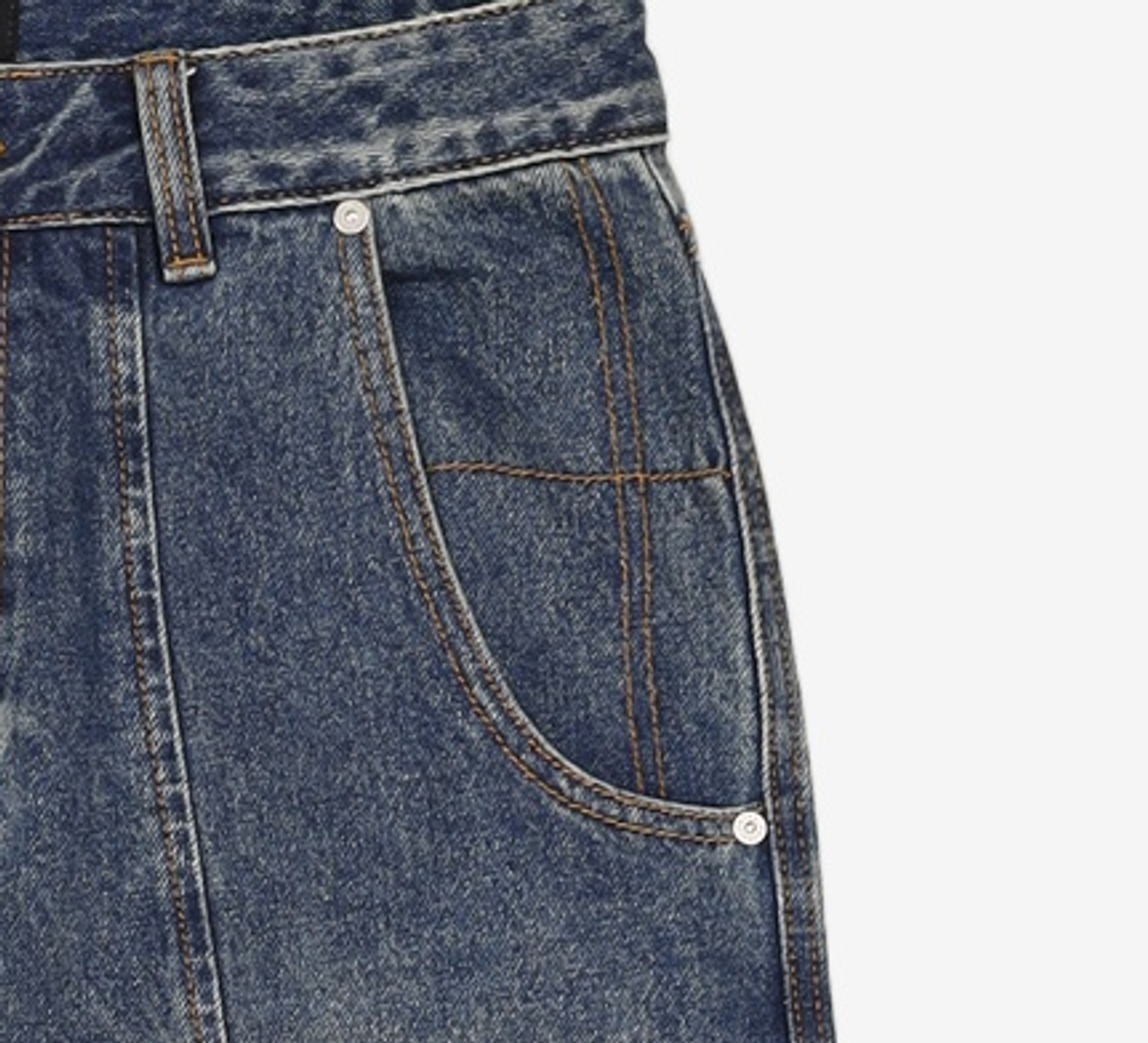 페이탈리즘(FATALISM) #0346 blue wave wide flare fit 46