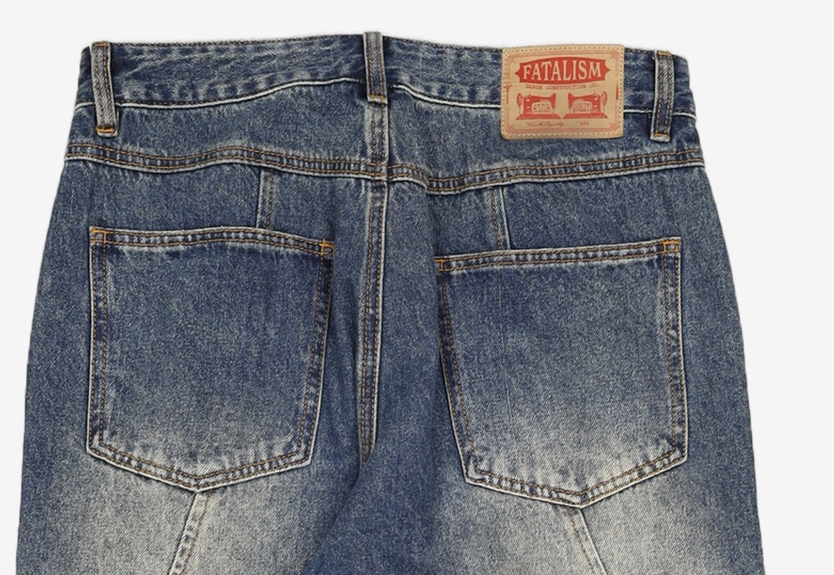 페이탈리즘(FATALISM) #0346 blue wave wide flare fit 46