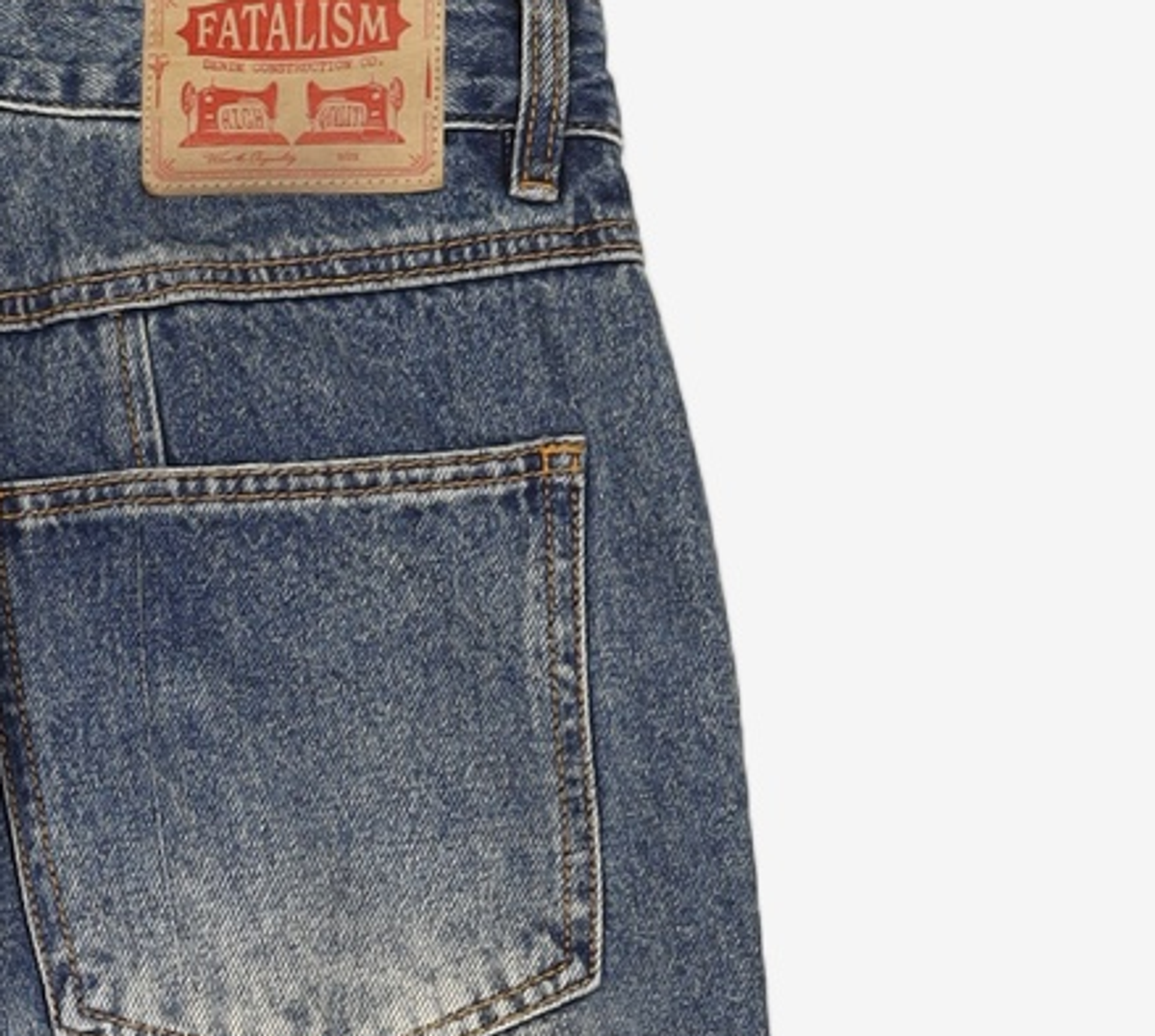 페이탈리즘(FATALISM) #0346 blue wave wide flare fit 46