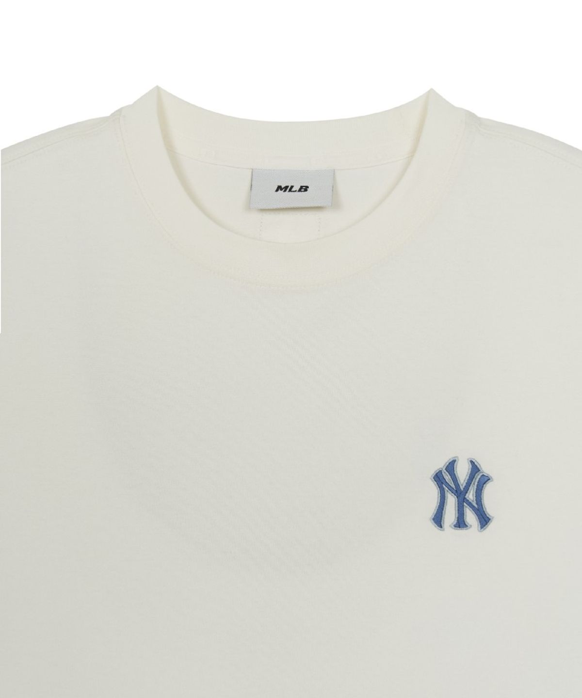 엠엘비(MLB) 빈티지 등판 그래픽 세미 오버핏 반팔 티셔츠 NY (Cream)