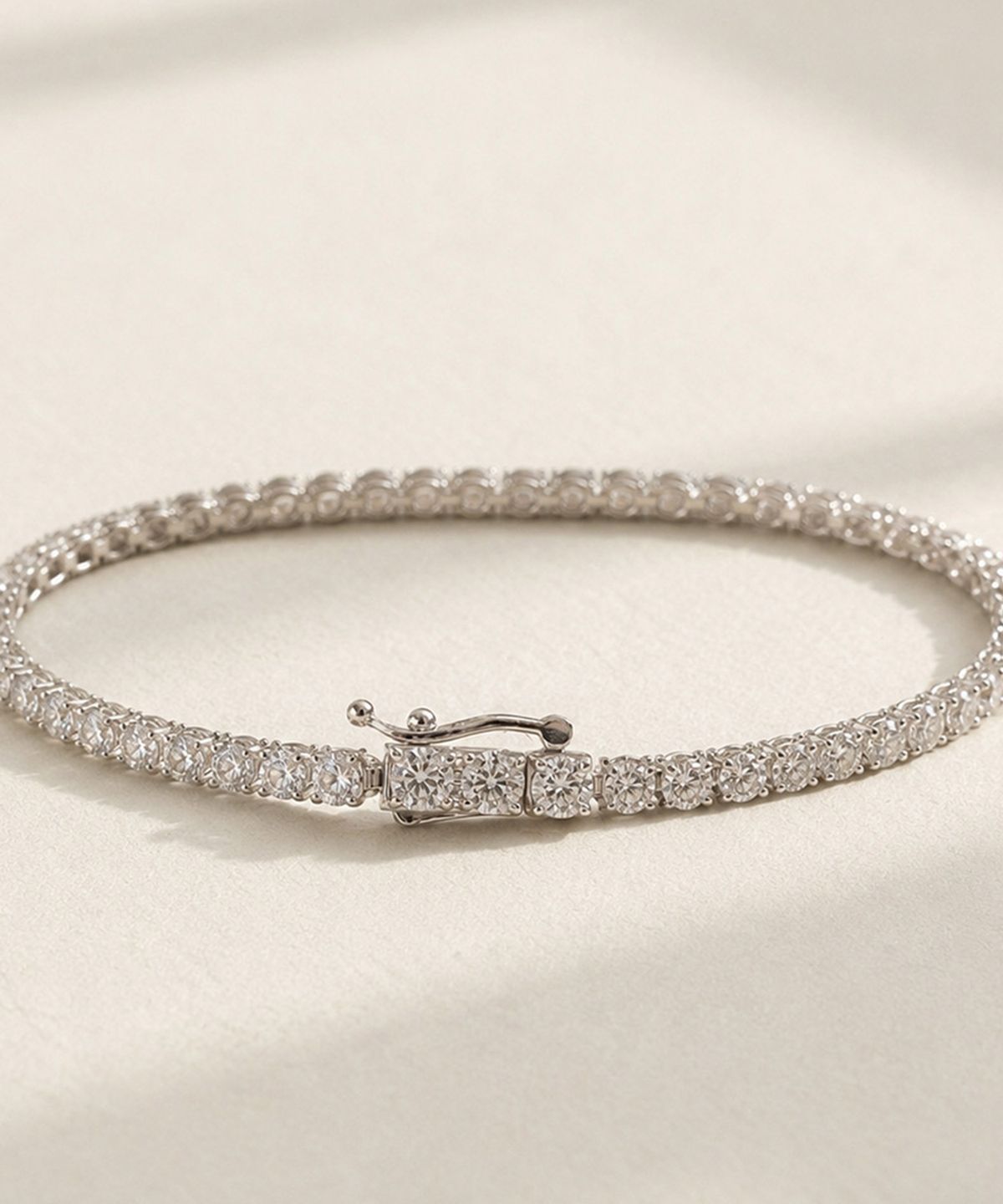 엘렌쥬얼리(HELENE JEWELRY) 14K 18K 랩 다이아몬드 1부 4프롱 엘렌 테니스 금 팔찌
