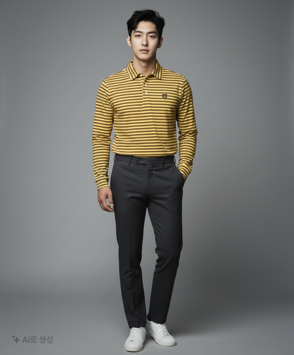 앙드레김 골프(Andre Kim GOLF) 긴소매 티셔츠 100