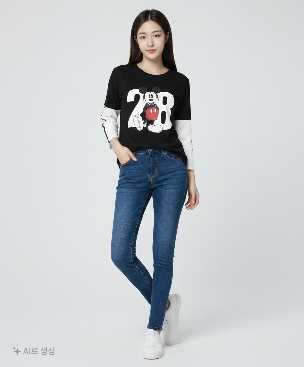 디즈니(Disney) 긴소매 티셔츠