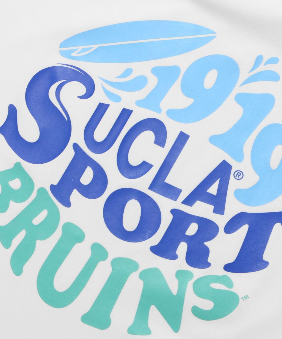 유씨엘에이(UCLA) 남녀공용 UCLA 서핑 래쉬가드 반팔티셔츠[WHITE](UCRST42)