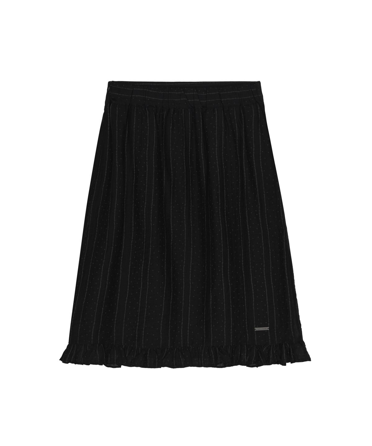 닉앤니콜(NICK&NICOLE) PIN STRIPE FLARE SKIRT_BLACK