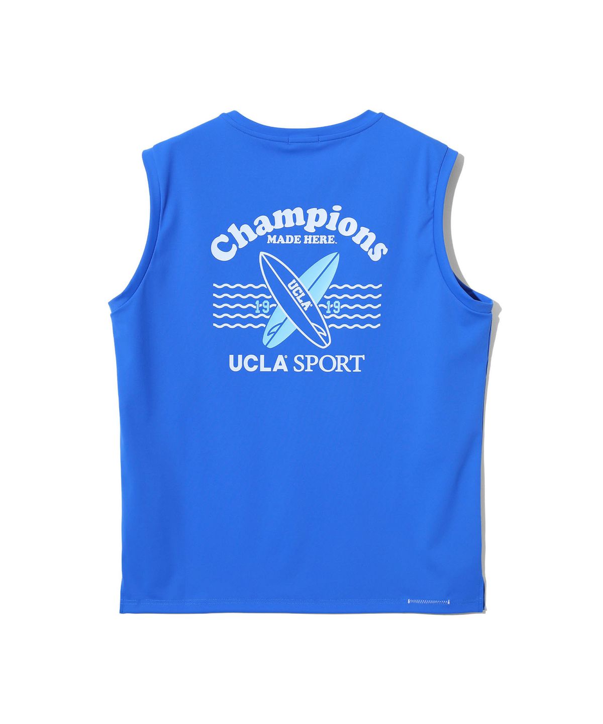 유씨엘에이(UCLA) 남성 UCLA 서핑 래쉬가드 슬리브리스[BLUE](UCRST43)