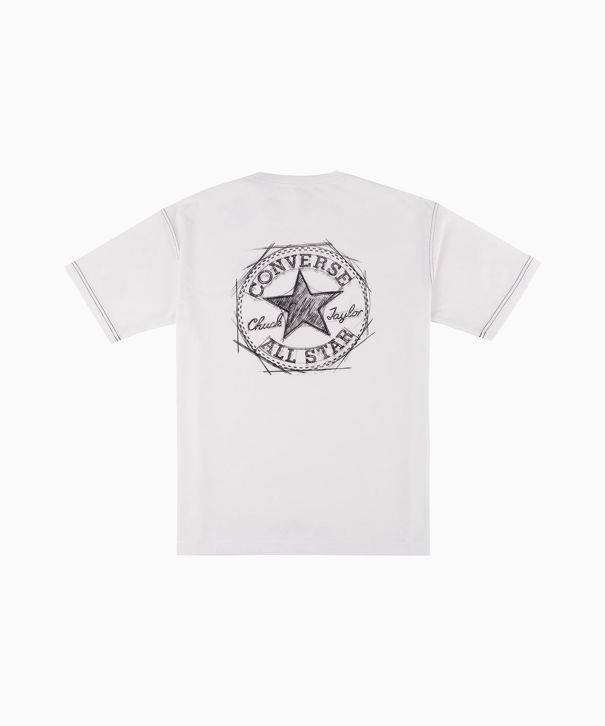 컨버스(CONVERSE) 소로나 패치 그래픽 티셔츠 화이트 UCK080-001